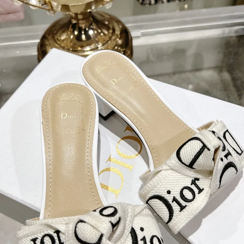 Dior Shoes for Dior Slippers for women Heel height:4cm #A65268 Dior Shoes for Dior Slippers for women Heel height:4cm #A65268