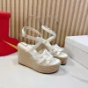 D-ior Shoes for  women 2025 platform sandals Heel height:9.5cm #A53220