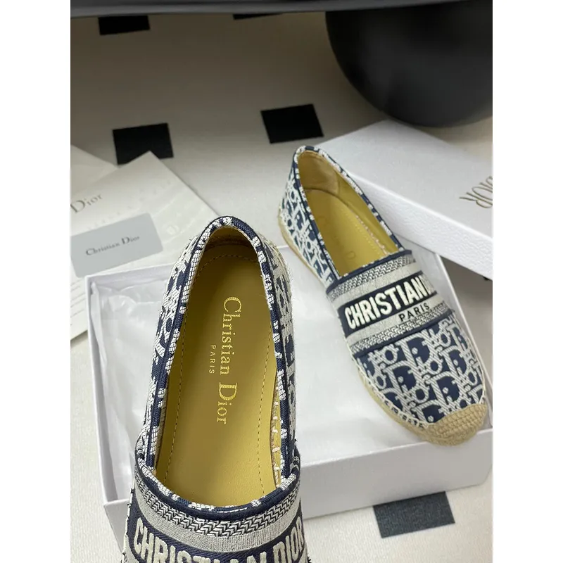D-ior Grandville Espadrilles Blue #A49576 D-ior Grandville Espadrilles Blue #A49576