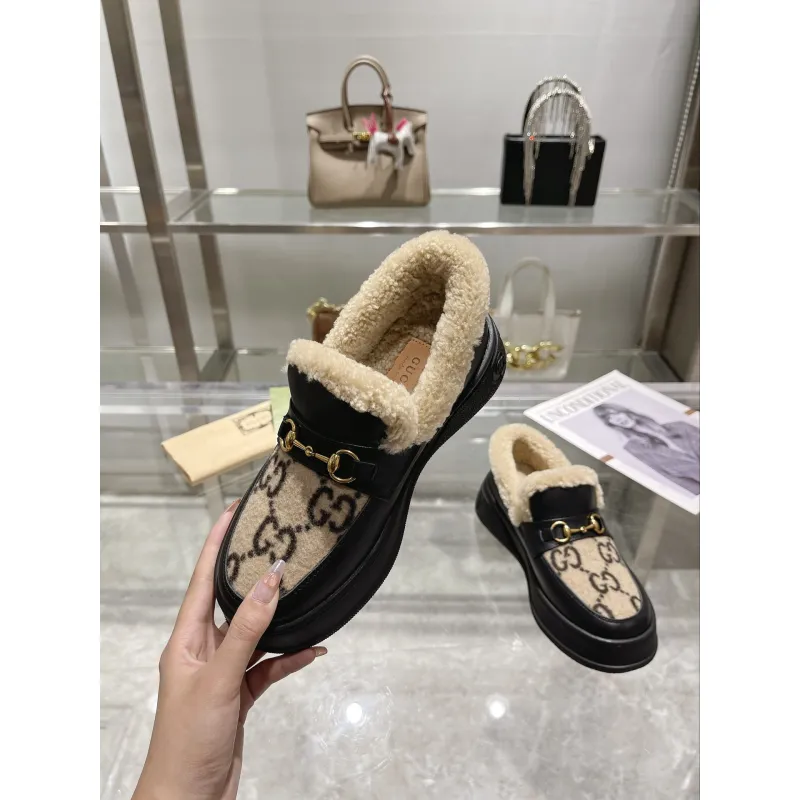Gucci Shoes for Women Gucci Boots snow boots heel height:3cm #A58292
