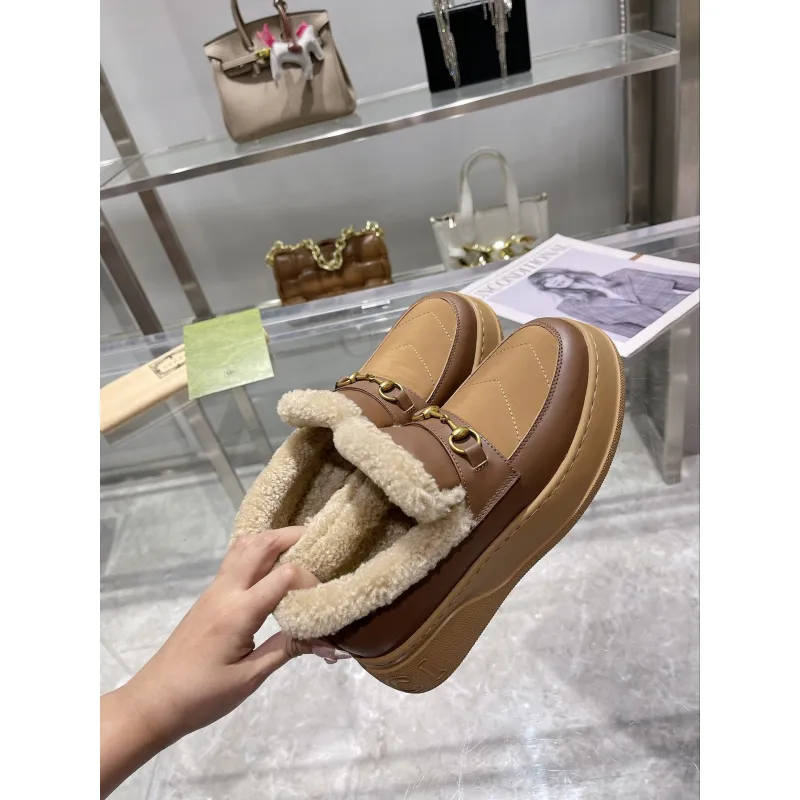Gucci Shoes for Women Gucci Boots snow boots heel height:3cm #A58294 Gucci Shoes for Women Gucci Boots snow boots heel height:3cm #A58294