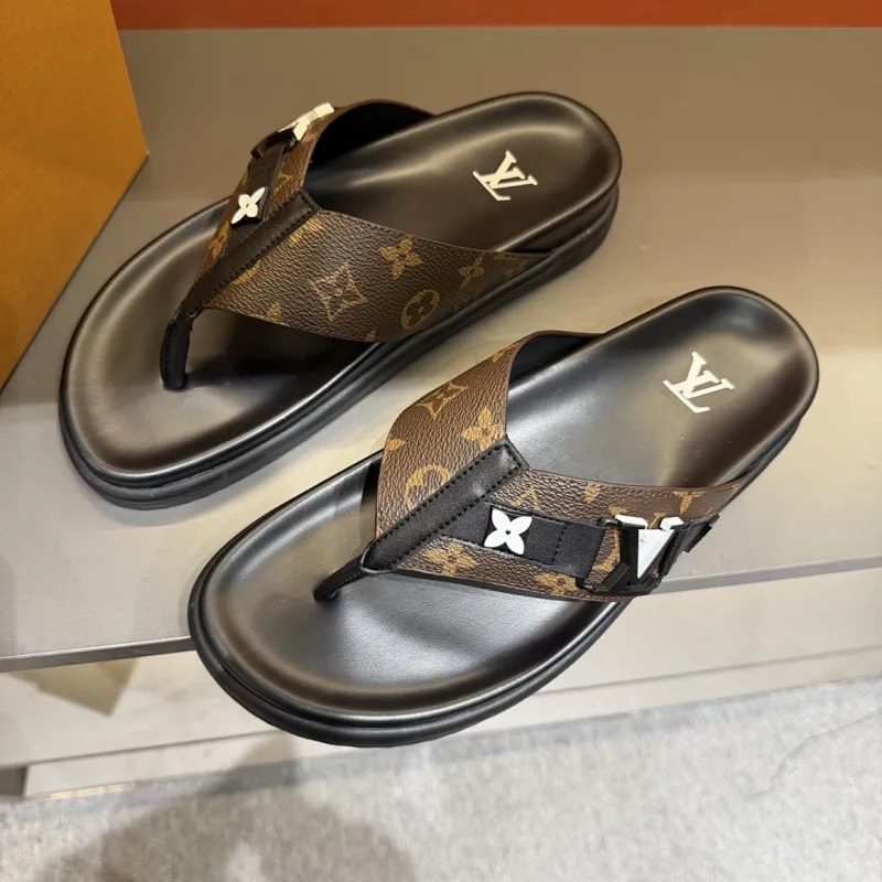 Louis Vuitton Shoes for Mens Louis Vuitton Slippers #A62463 Louis Vuitton Shoes for Mens Louis Vuitton Slippers #A62463