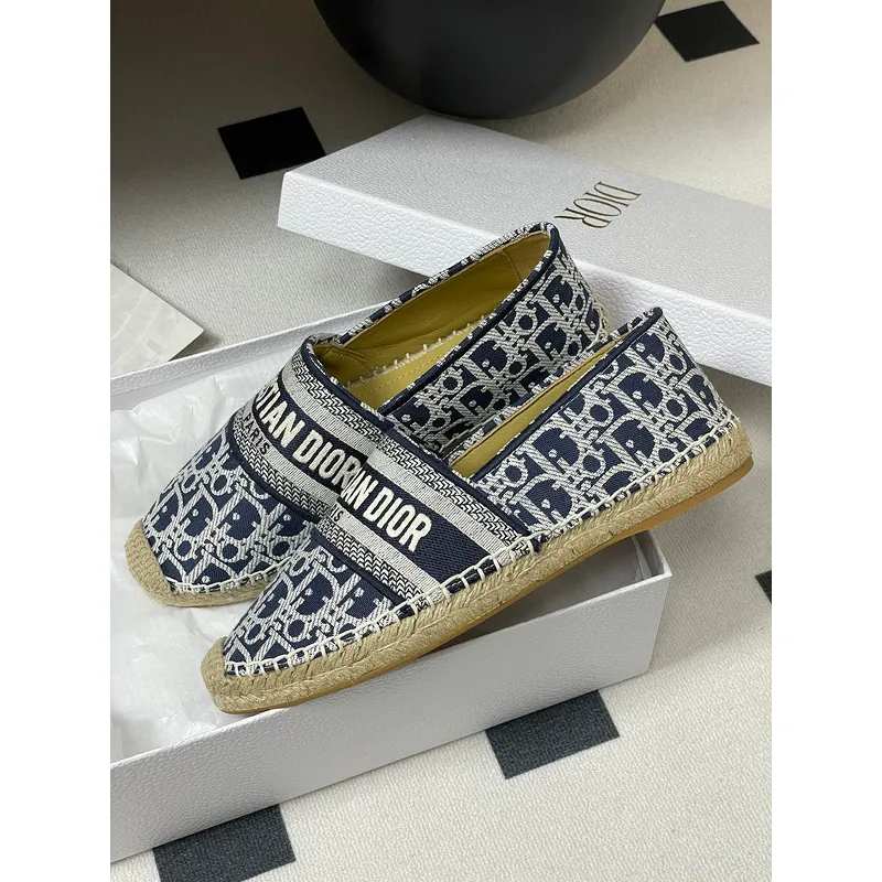 D-ior Grandville Espadrilles Blue #A49576 D-ior Grandville Espadrilles Blue #A49576