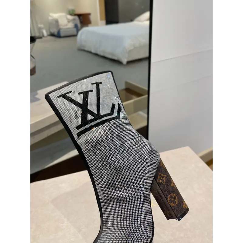 Louis Vuitton Shoes for Womens Louis Vuitton boots heel height:10cm #A58317