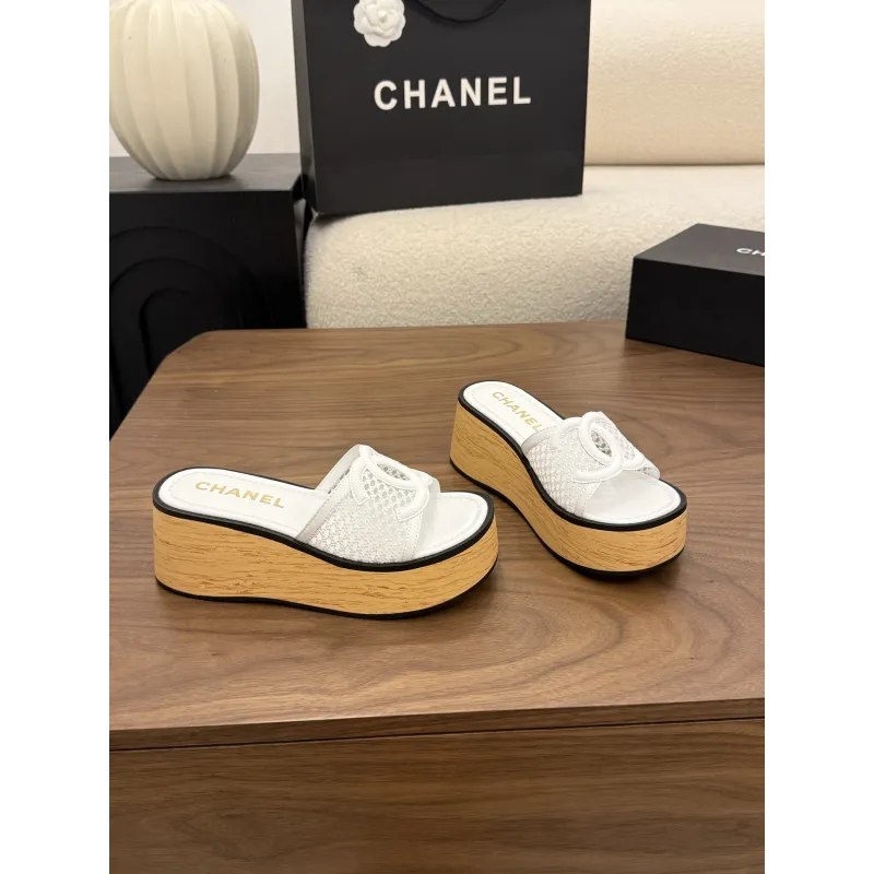 Chanel shoes for Womens Chanel slippers #A65224