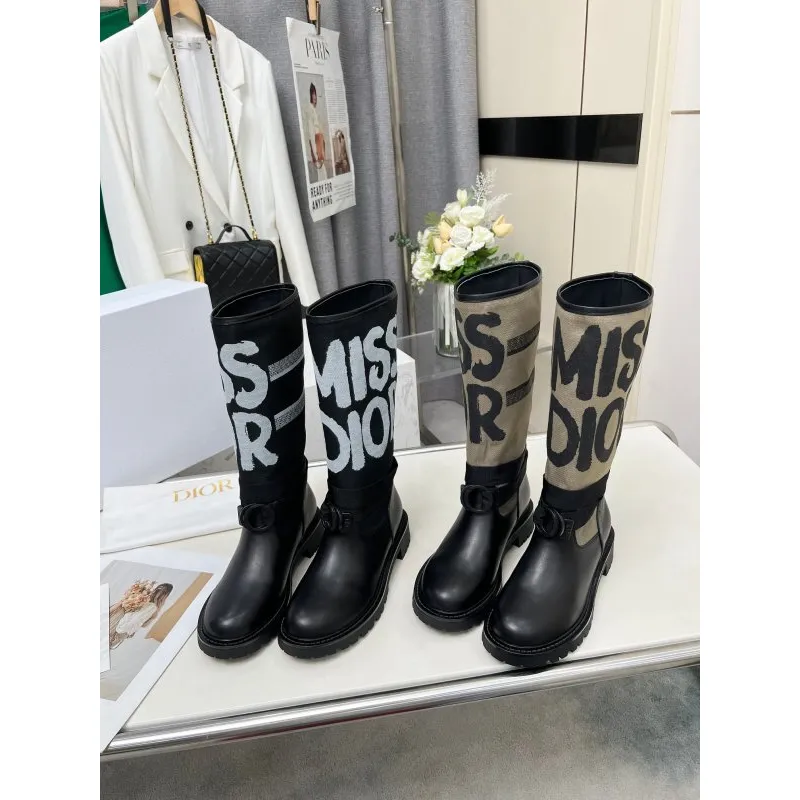 D-ior Shoes for D-ior boots for women 3cm #A55102