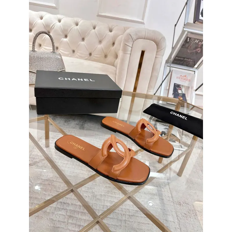 Chanel shoes for Womens Chanel slippers #A63951