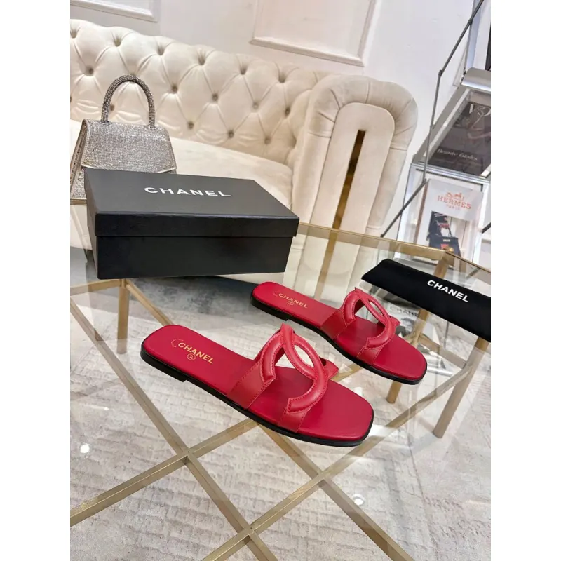 Chanel shoes for Womens Chanel slippers #A63952