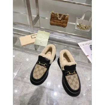 Gucci Shoes for Women Gucci Boots snow boots heel height:3cm #A58288 Gucci Shoes for Women Gucci Boots snow boots heel height:3cm #A58288