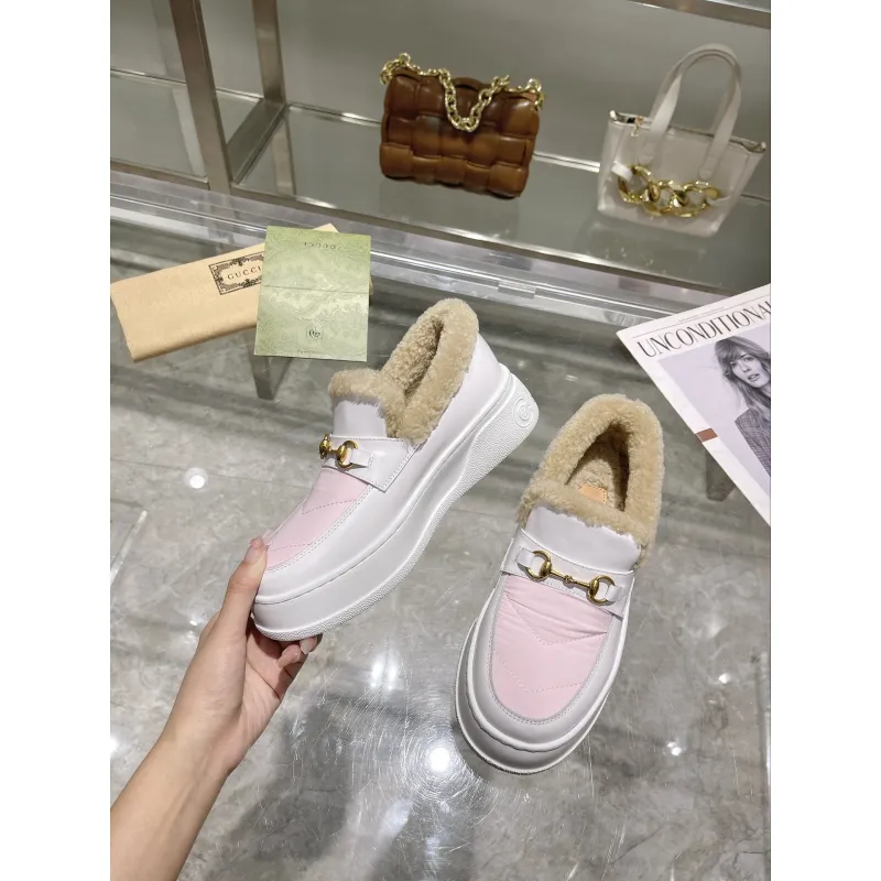 Gucci Shoes for Women Gucci Boots snow boots heel height:3cm #A58297 Gucci Shoes for Women Gucci Boots snow boots heel height:3cm #A58297