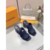 Louis Vuitton Shoes for Womens Louis Vuitton Slippers Heel height:9cm #A60936