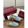 Gucci Shoes for Women Gucci Flats Horsebit GG Canvas espadrilles in burgundy #A49568