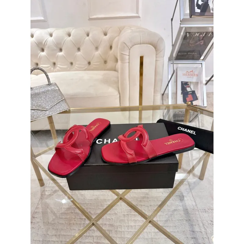 Chanel shoes for Womens Chanel slippers #A63952
