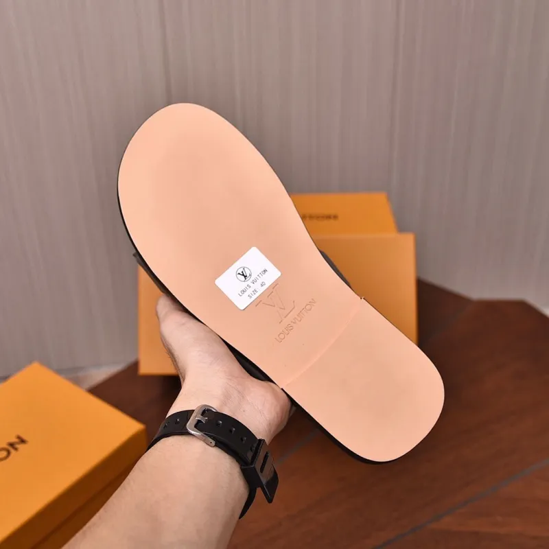 Louis Vuitton Shoes for Mens Louis Vuitton Slippers #A63106
