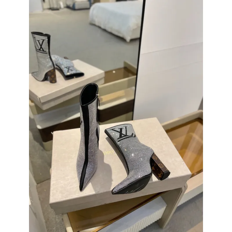Louis Vuitton Shoes for Womens Louis Vuitton boots heel height:10cm #A58317