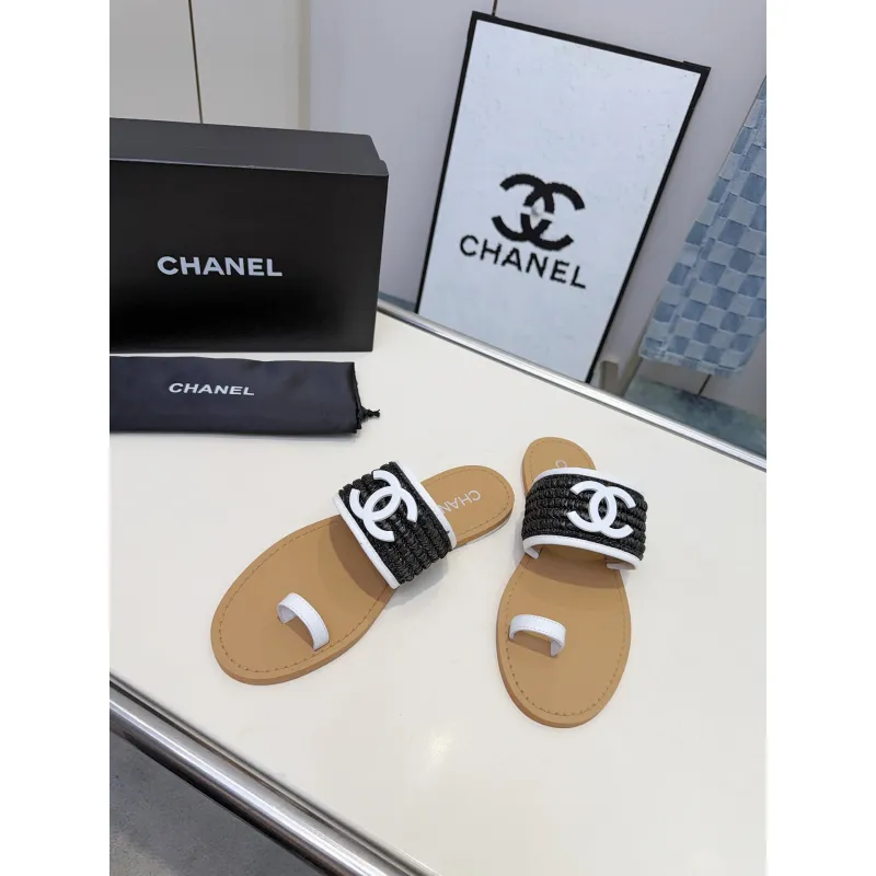 Chanel shoes for Womens Chanel slippers #A65137