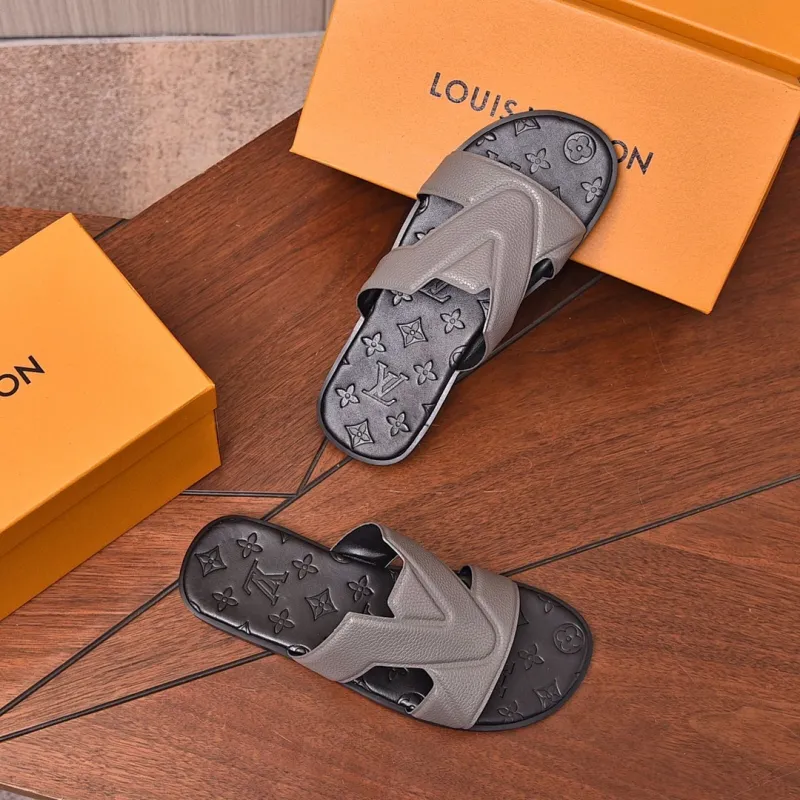 Louis Vuitton Shoes for Mens Louis Vuitton Slippers #A63106
