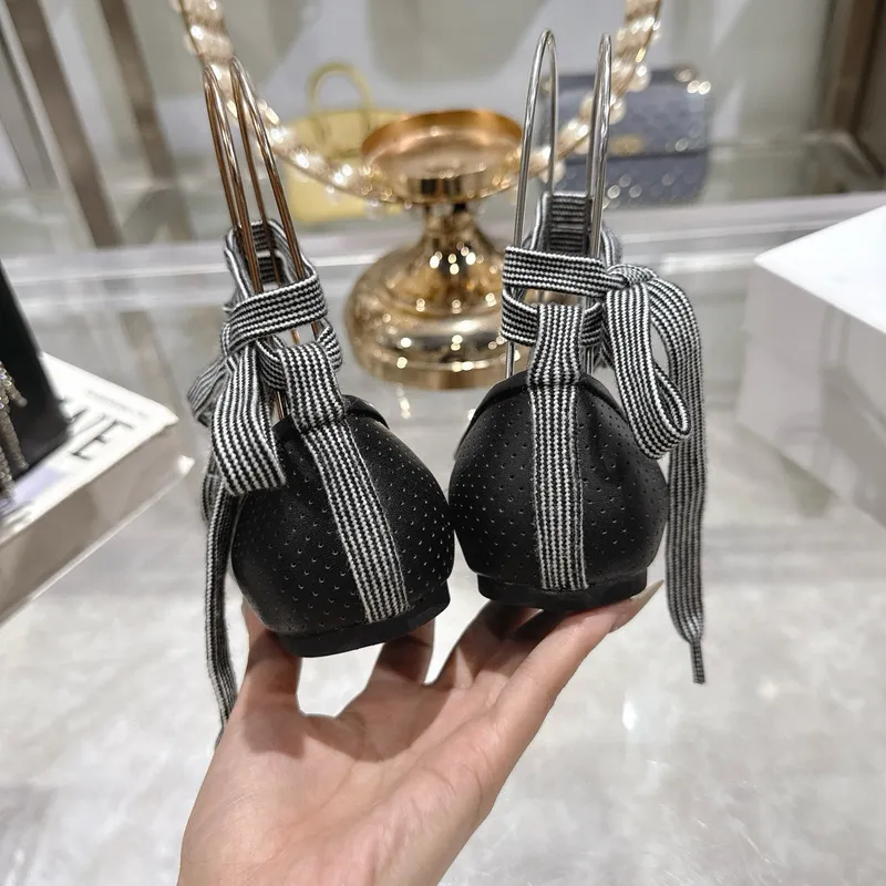 D-ior Shoes 25 Spring and Summer New Ribbon Womens Shoes #A53178 D-ior Shoes 25 Spring and Summer New Ribbon Womens Shoes #A53178