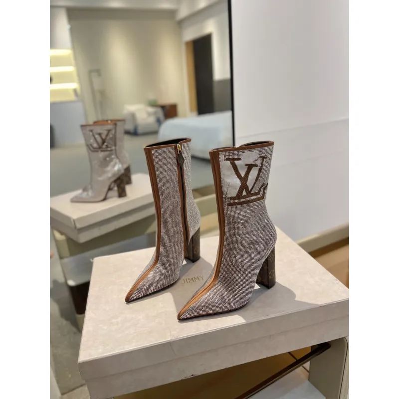 Louis Vuitton Shoes for Womens Louis Vuitton boots heel height:10cm #A58318