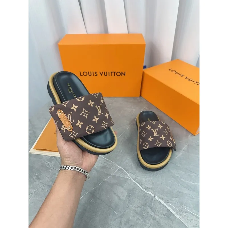 Louis Vuitton Shoes for Mens Louis Vuitton Slippers #A35175