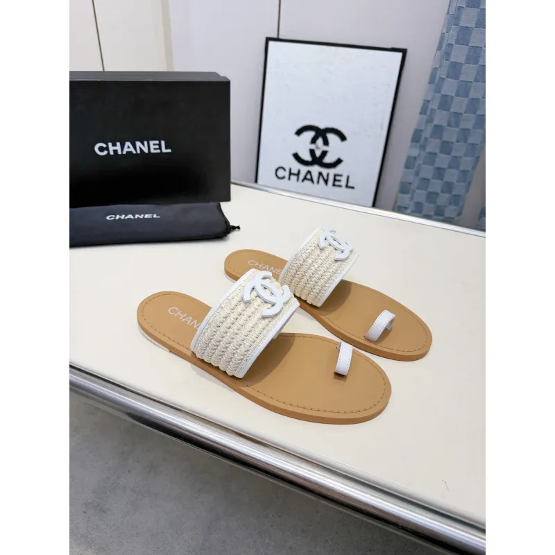 Chanel shoes for Womens Chanel slippers #A65139