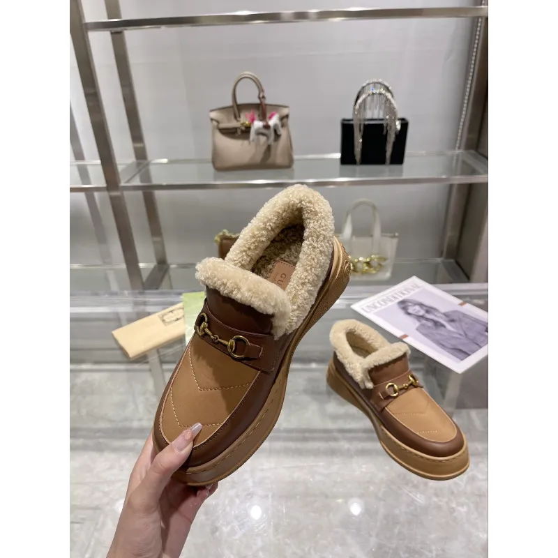 Gucci Shoes for Women Gucci Boots snow boots heel height:3cm #A58294 Gucci Shoes for Women Gucci Boots snow boots heel height:3cm #A58294