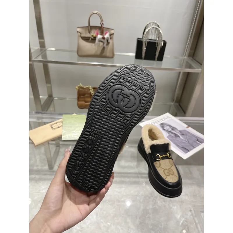 Gucci Shoes for Women Gucci Boots snow boots heel height:3cm #A58290 Gucci Shoes for Women Gucci Boots snow boots heel height:3cm #A58290