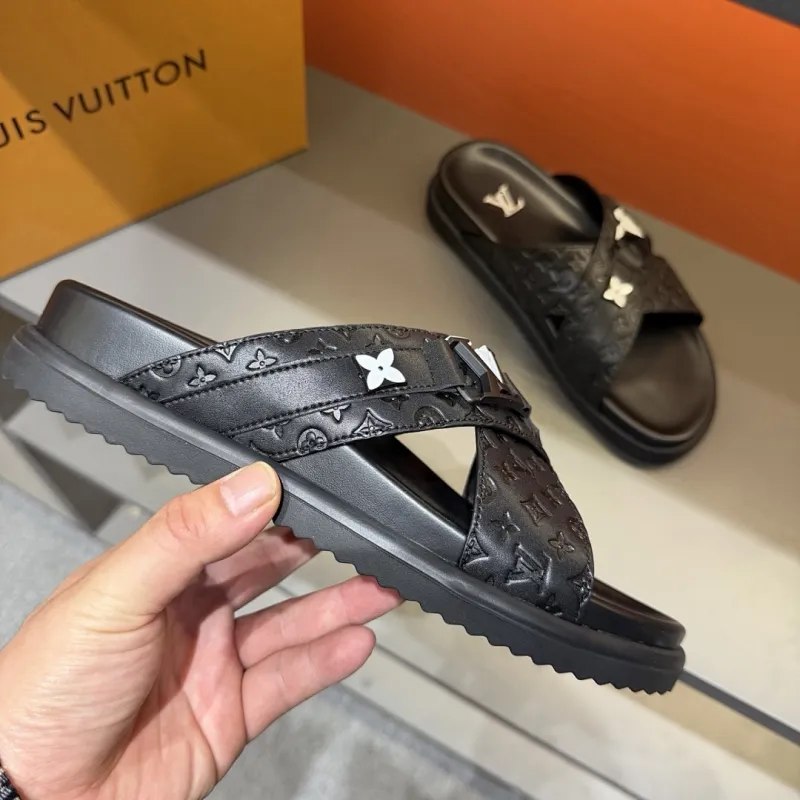 Louis Vuitton Shoes for Mens Louis Vuitton Slippers #A62474