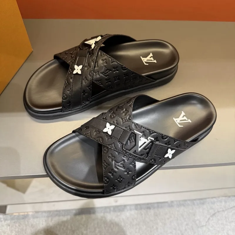 Louis Vuitton Shoes for Mens Louis Vuitton Slippers #A62474