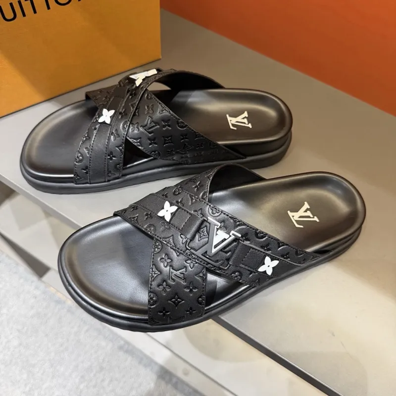 Louis Vuitton Shoes for Mens Louis Vuitton Slippers #A62474