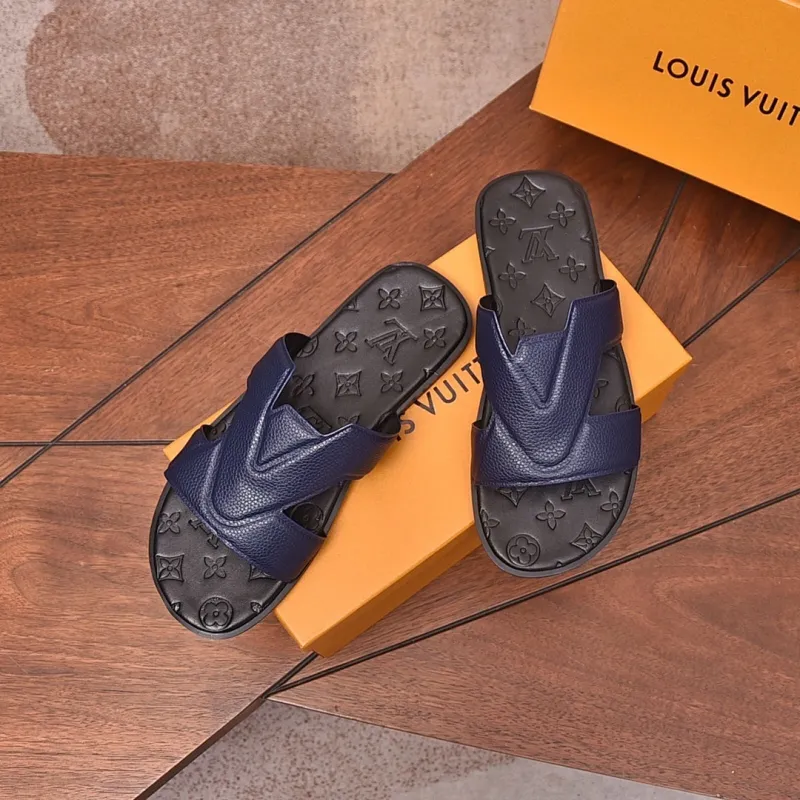Louis Vuitton Shoes for Mens Louis Vuitton Slippers #A63107