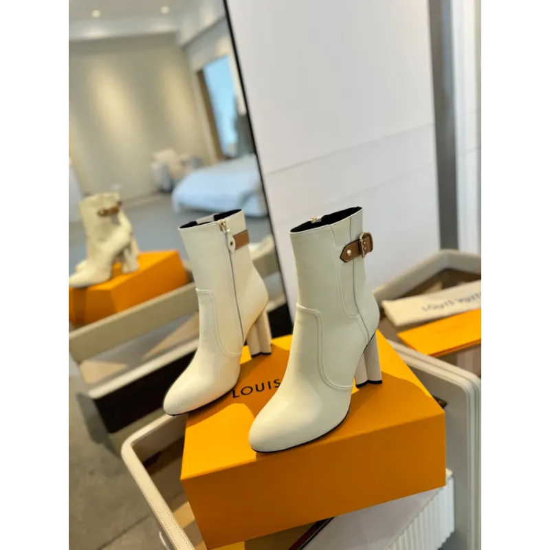 Louis Vuitton Shoes for Womens Louis Vuitton boots heel height:9.5cm #A58320