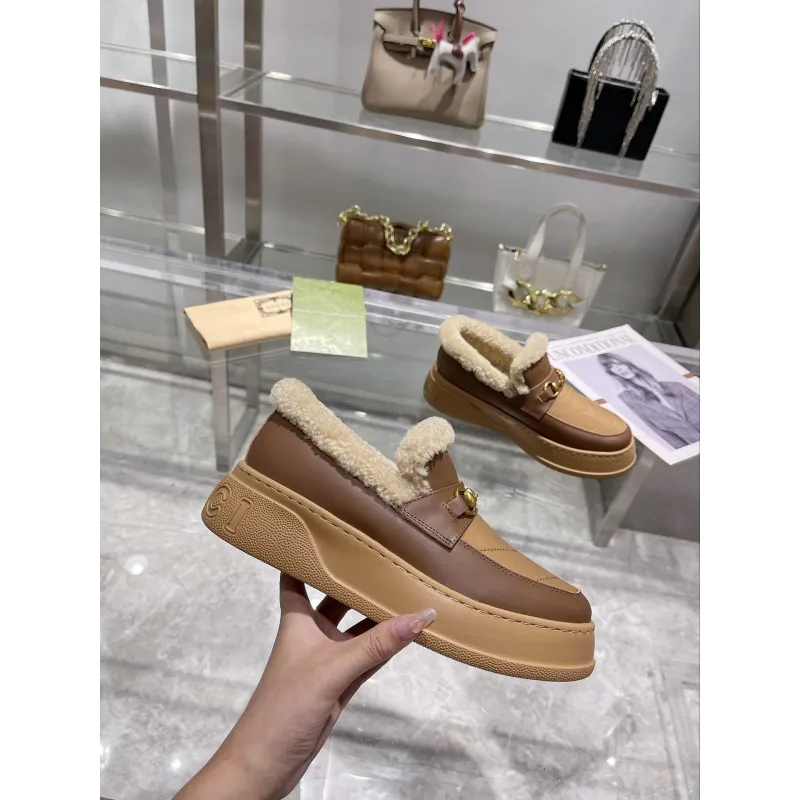 Gucci Shoes for Women Gucci Boots snow boots heel height:3cm #A58294 Gucci Shoes for Women Gucci Boots snow boots heel height:3cm #A58294