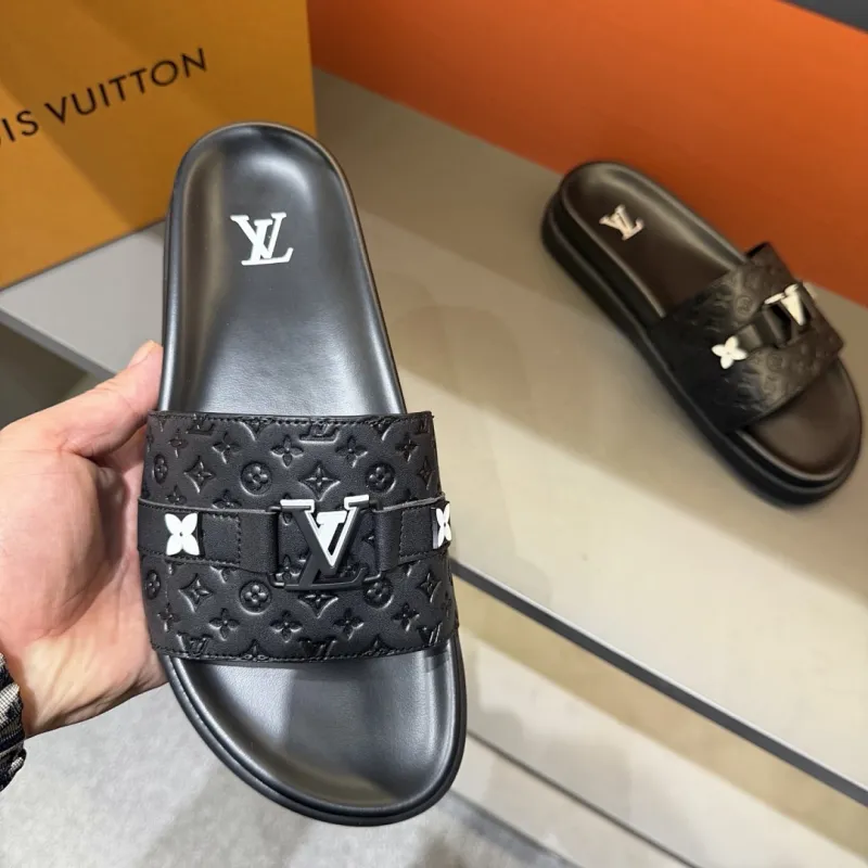Louis Vuitton Shoes for Mens Louis Vuitton Slippers #A62466
