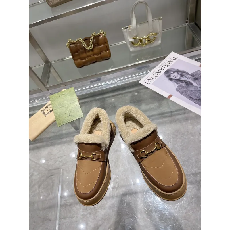 Gucci Shoes for Women Gucci Boots snow boots heel height:3cm #A58294 Gucci Shoes for Women Gucci Boots snow boots heel height:3cm #A58294
