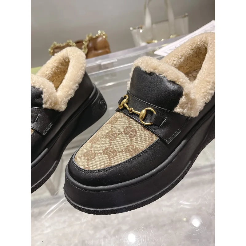 Gucci Shoes for Women Gucci Boots snow boots heel height:3cm #A58288 Gucci Shoes for Women Gucci Boots snow boots heel height:3cm #A58288