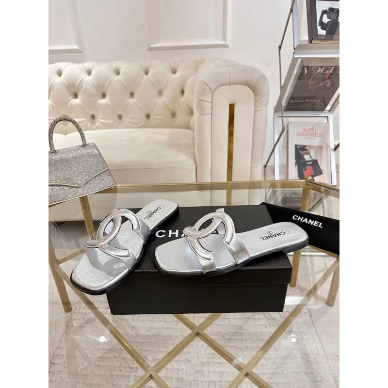 Chanel shoes for Womens Chanel slippers #A63948