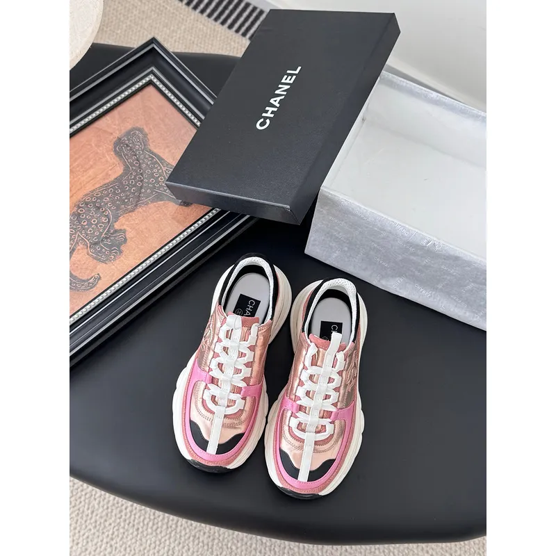 Chanel shoes for Womens Chanel Sneakers Trainers - Calfskin & suede calfskin #A54186