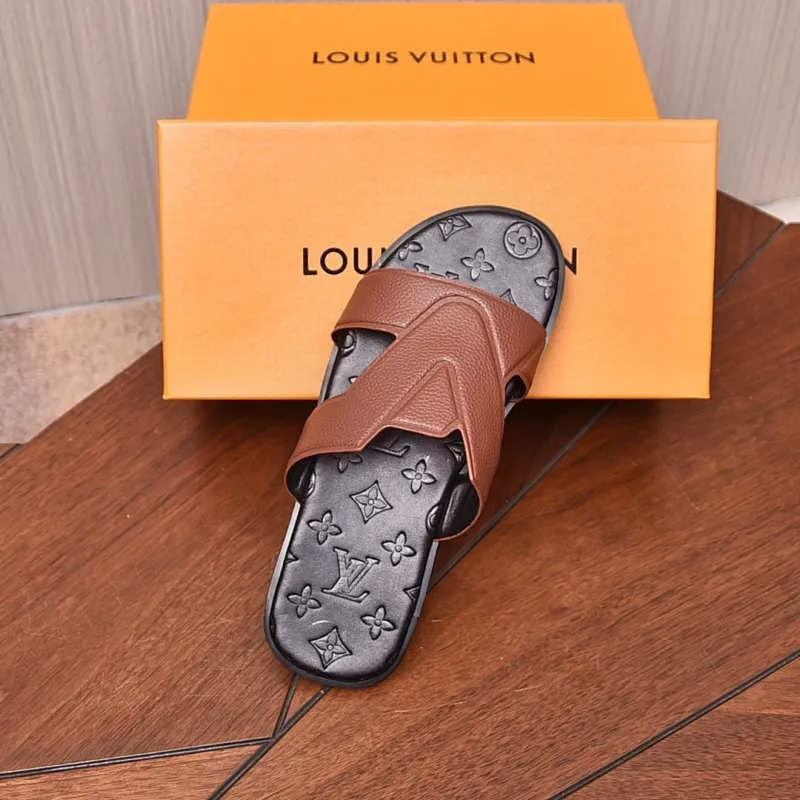 Louis Vuitton Shoes for Mens Louis Vuitton Slippers #A63105
