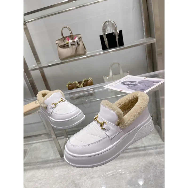Gucci Shoes for Women Gucci Boots snow boots heel height:3cm #A58296