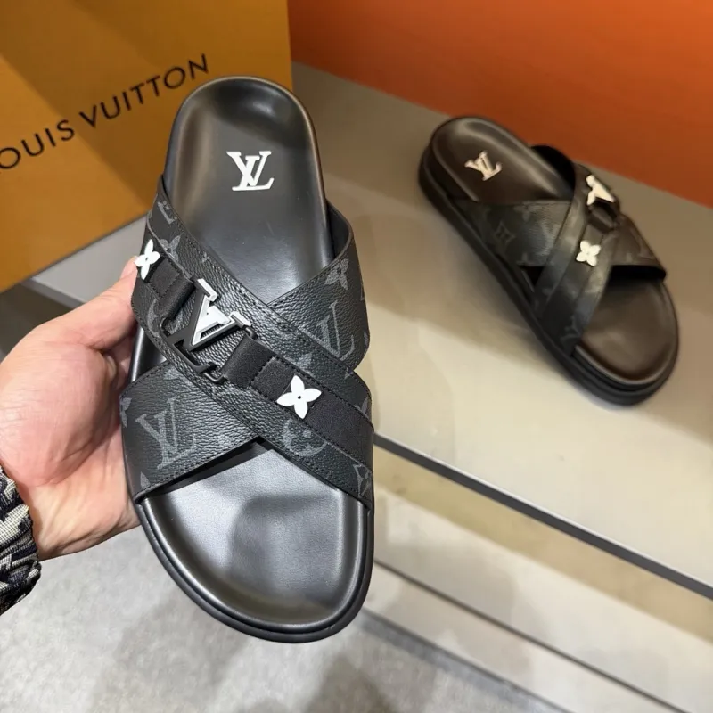 Louis Vuitton Shoes for Mens Louis Vuitton Slippers #A62476