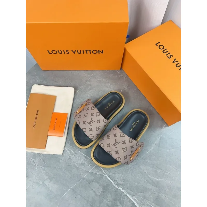 Louis Vuitton Shoes for Mens Louis Vuitton Slippers #A35186 Louis Vuitton Shoes for Mens Louis Vuitton Slippers #A35186