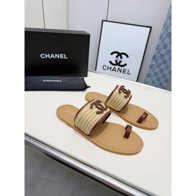 Chanel shoes for Womens Chanel slippers #A65138