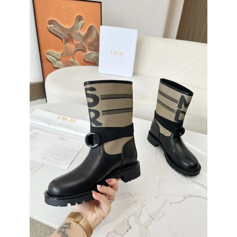 D-ior Shoes for D-ior boots for women 3cm #A55104