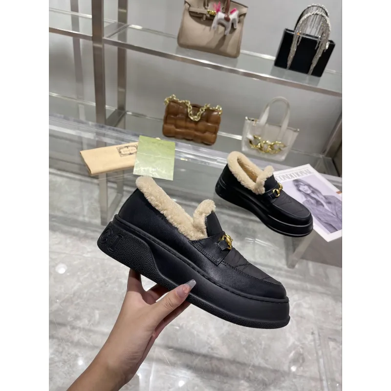 Gucci Shoes for Women Gucci Boots snow boots heel height:3cm #A58295 Gucci Shoes for Women Gucci Boots snow boots heel height:3cm #A58295