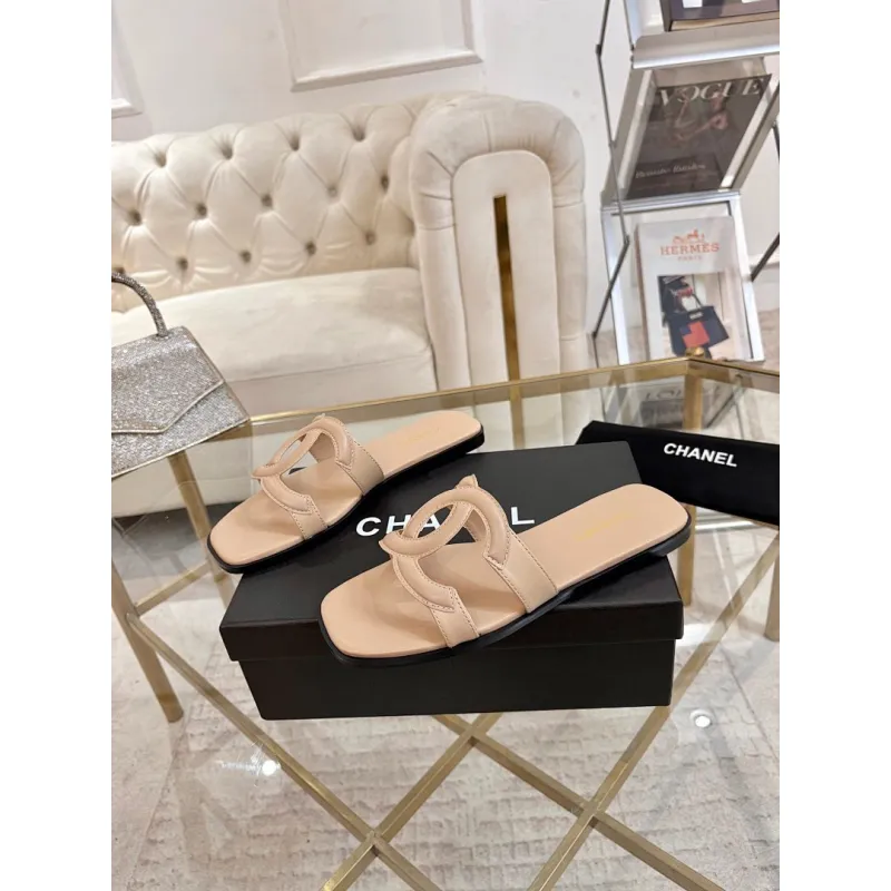 Chanel shoes for Womens Chanel slippers #A63954