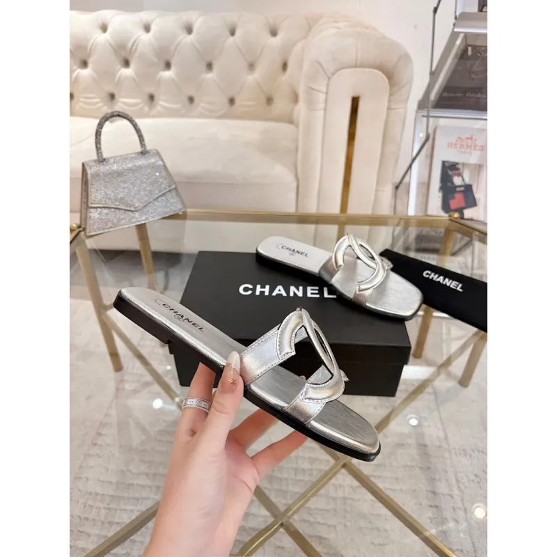 Chanel shoes for Womens Chanel slippers #A63948