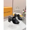 Louis Vuitton Shoes for Womens Louis Vuitton Slippers Heel height:9cm #A60937