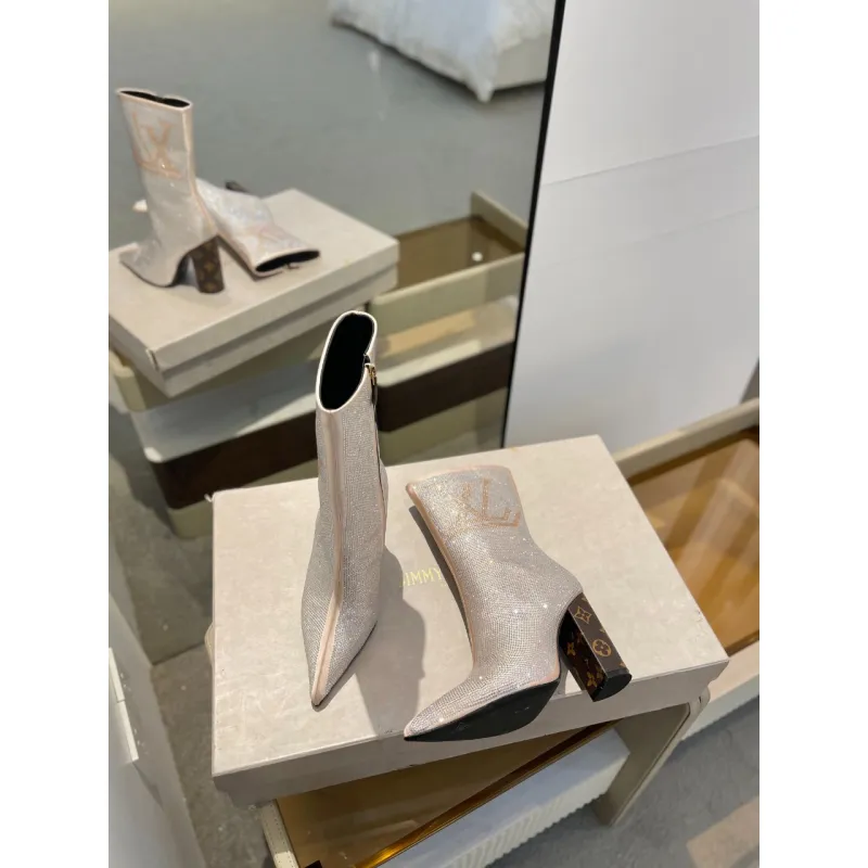 Louis Vuitton Shoes for Womens Louis Vuitton boots heel height:10cm #A58316