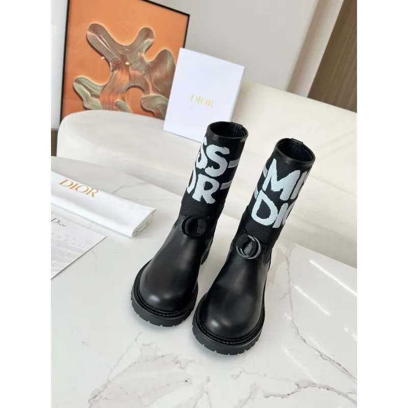D-ior Shoes for D-ior boots for women 3cm #A55103